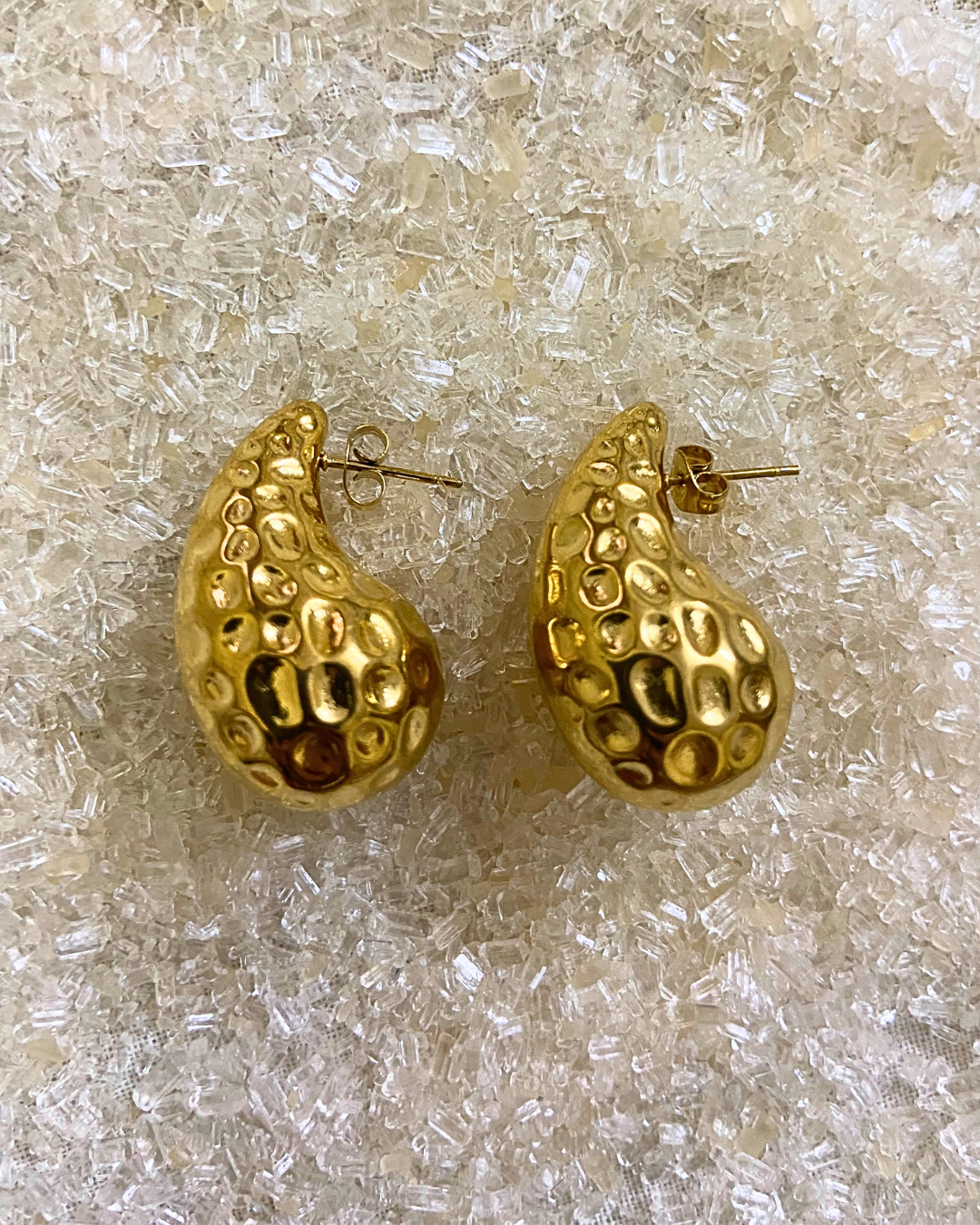 Solid Waterdrop Statement Earrings