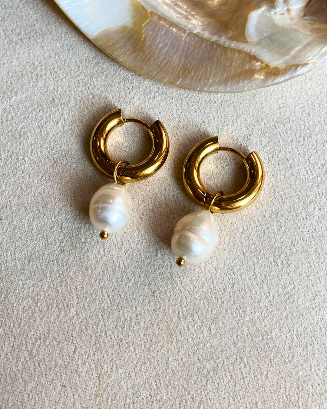 Pearlina Huggies- Freshwater Pearls