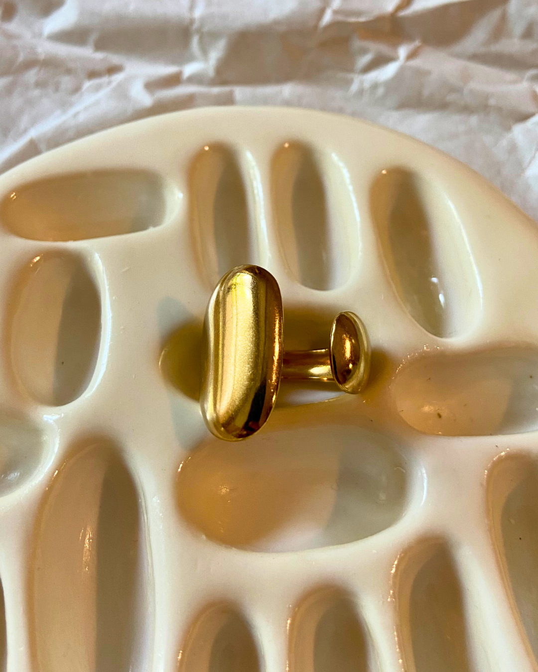 Golden Vault Ring- Adjustable