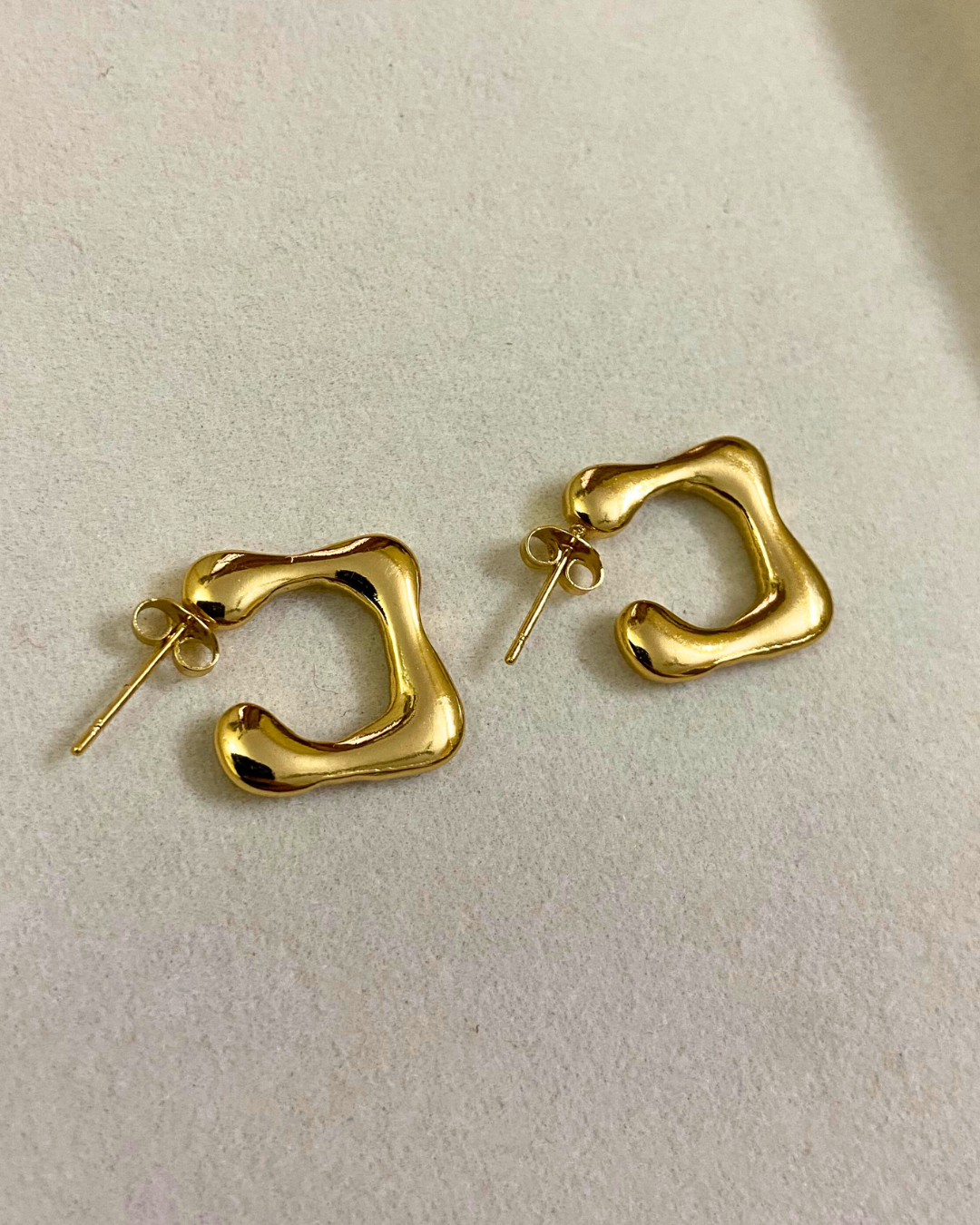 Twysta Hoops- 18K Gold Plated