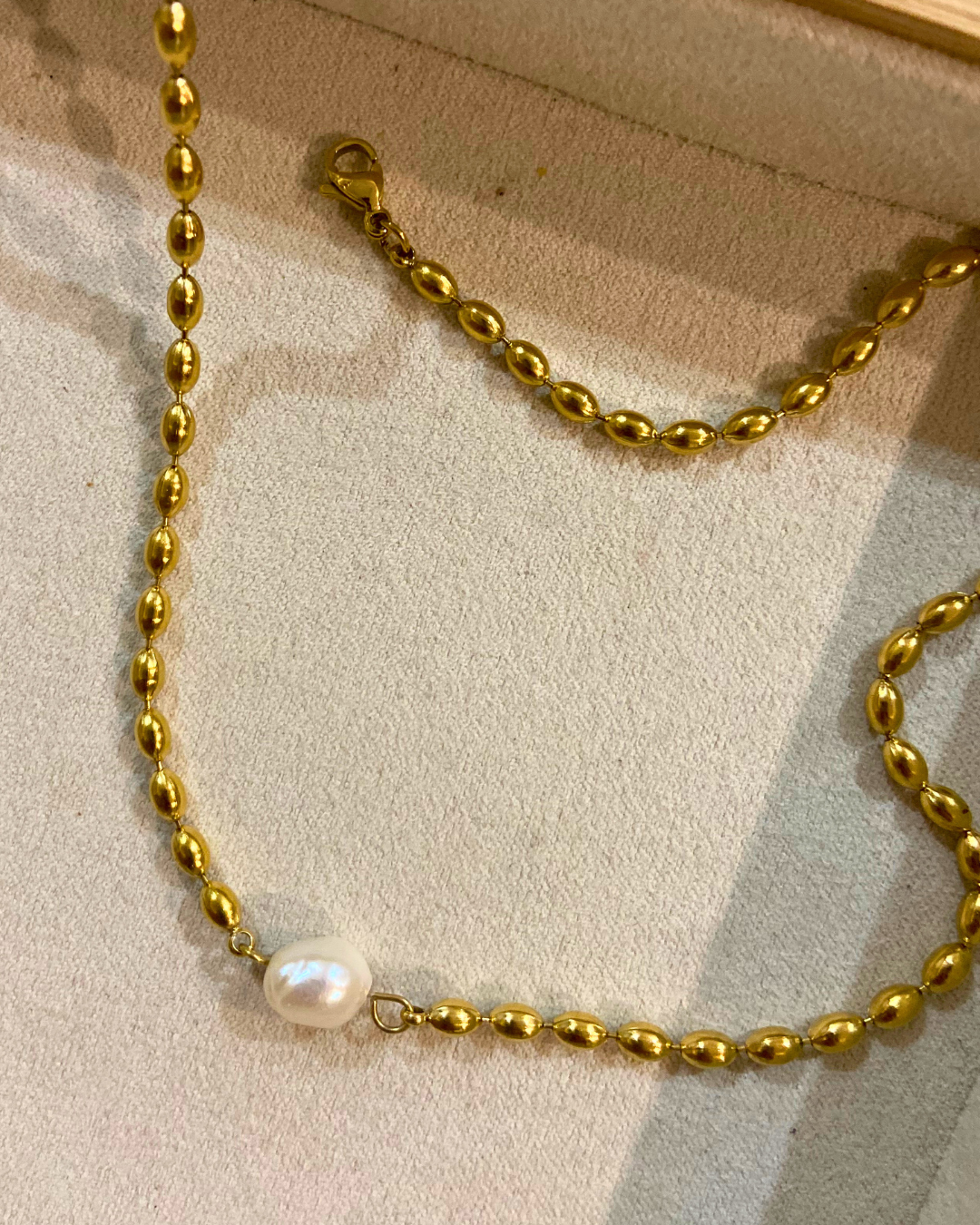 Soft Glow Necklace- 18K Gold Plated