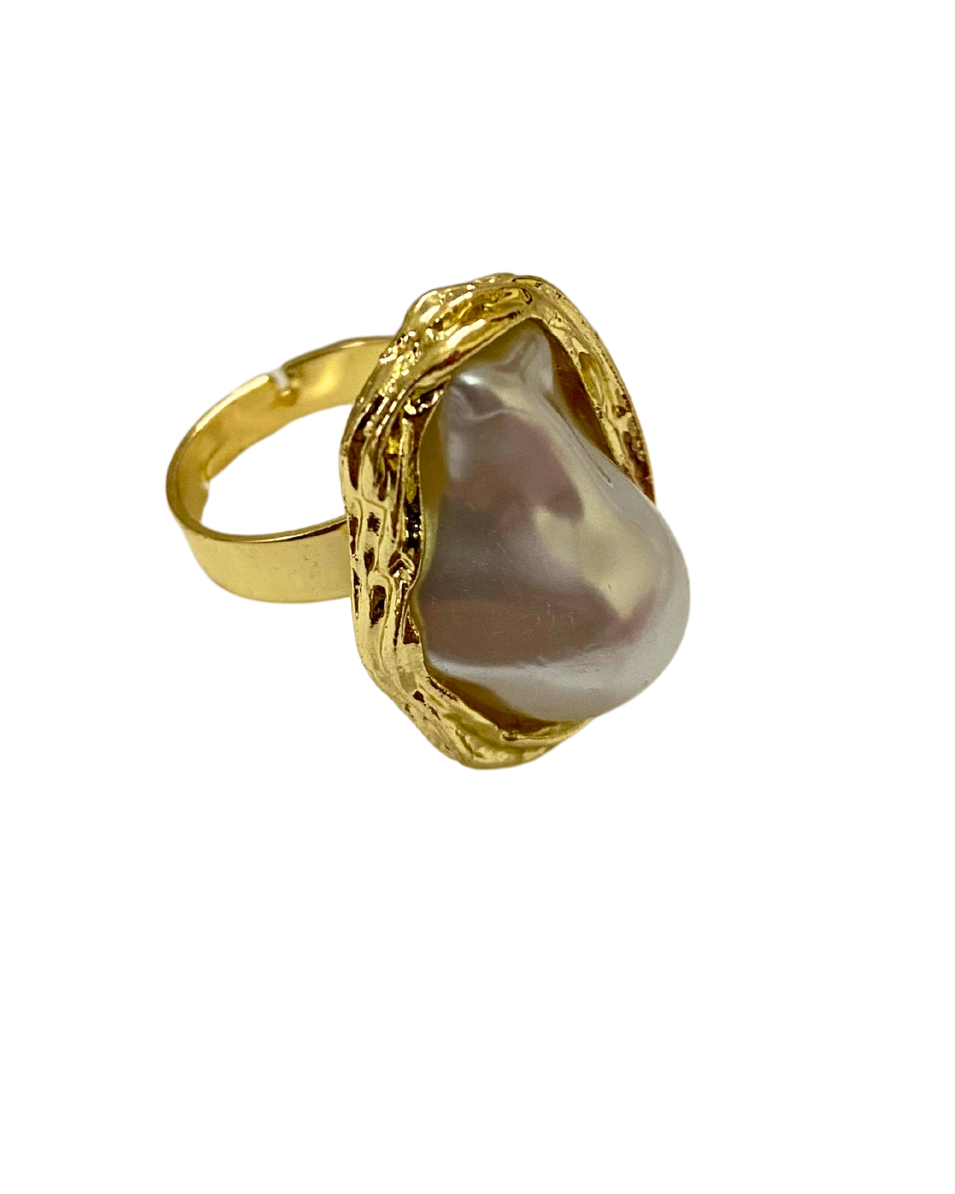 Silver Eclipse Ring 18K Gold Plated