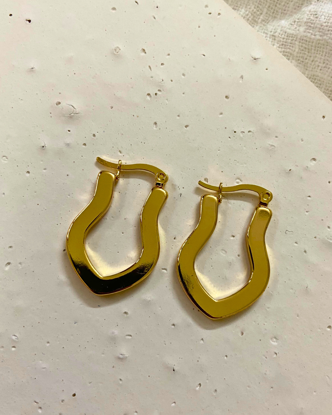 Golden Halo Hoops 18K Gold Plated