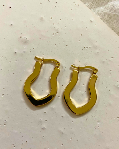 Golden Halo Hoops 18K Gold Plated