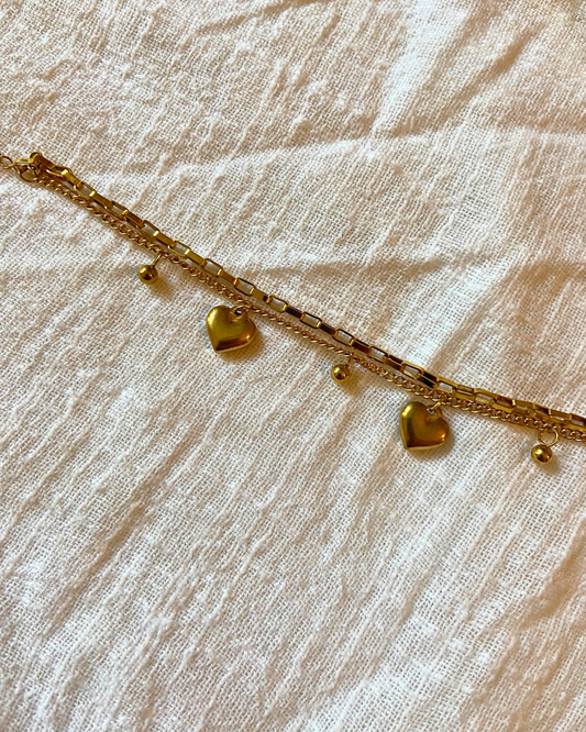 Luna Love Bracelet 18K Gold Plated