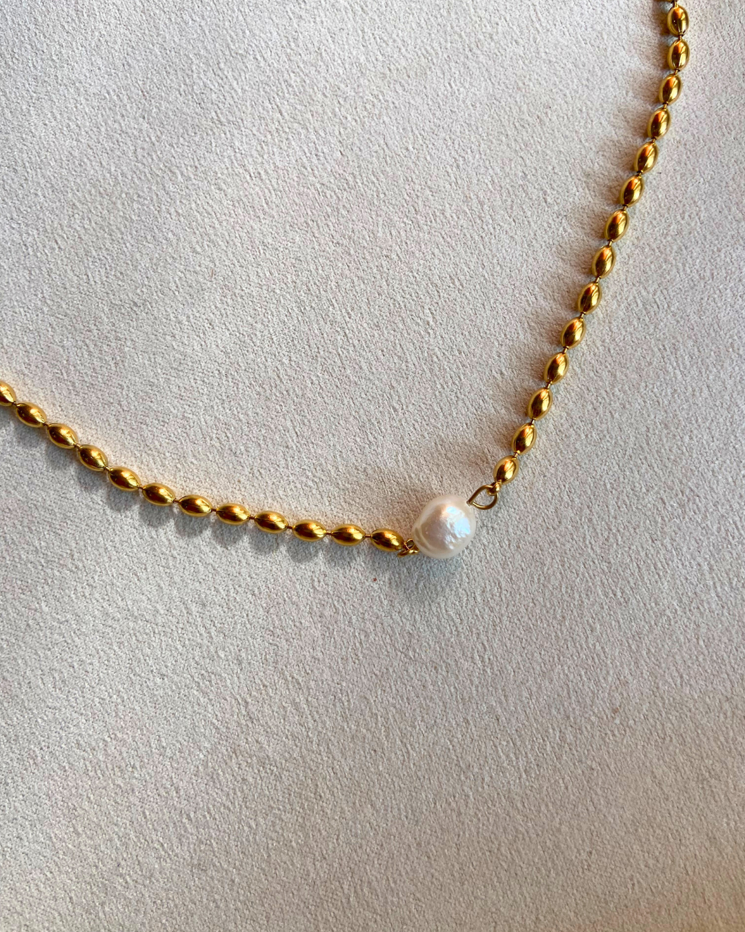Soft Glow Necklace- 18K Gold Plated