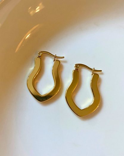 Golden Halo Hoops 18K Gold Plated