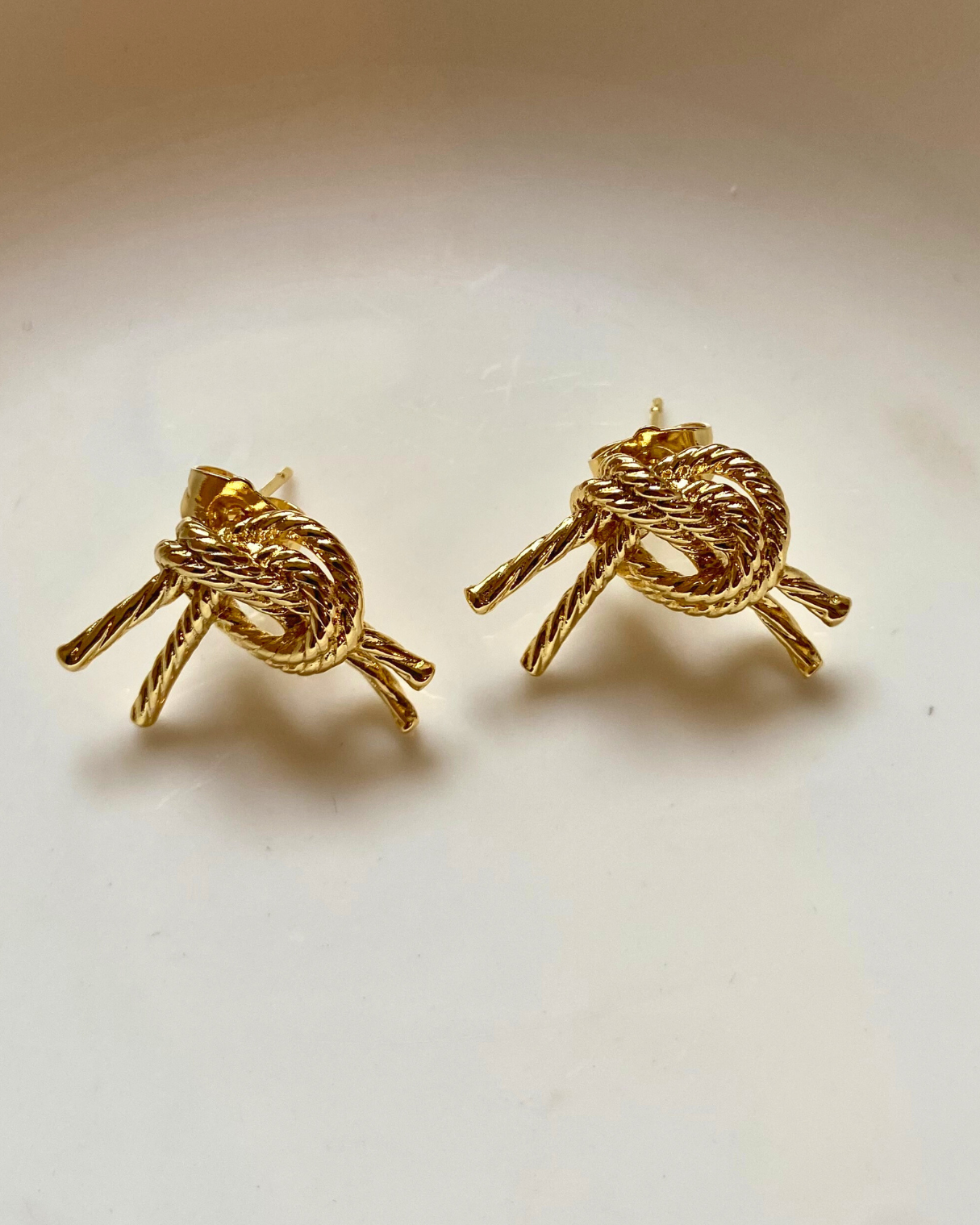 Tied Together Drops 18K Gold Plated