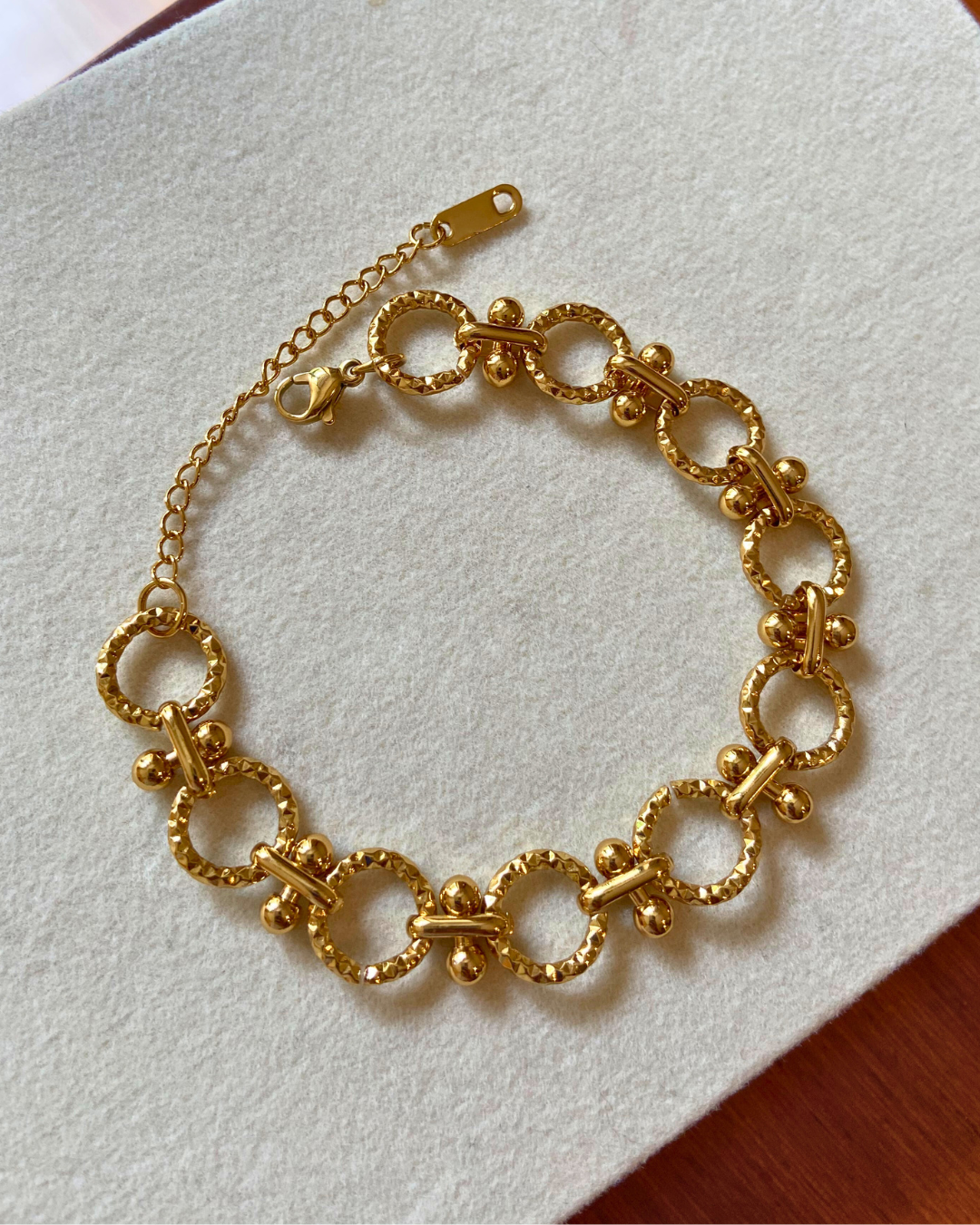 Kova Chain Bracelet- 18K Gold Plated