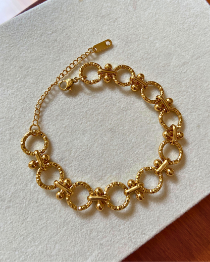 Kova Chain Bracelet- 18K Gold Plated