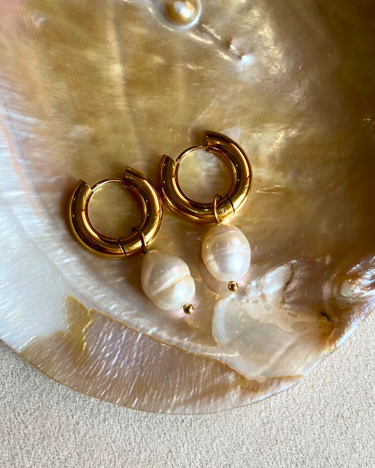 Pearlina Huggies- Freshwater Pearls