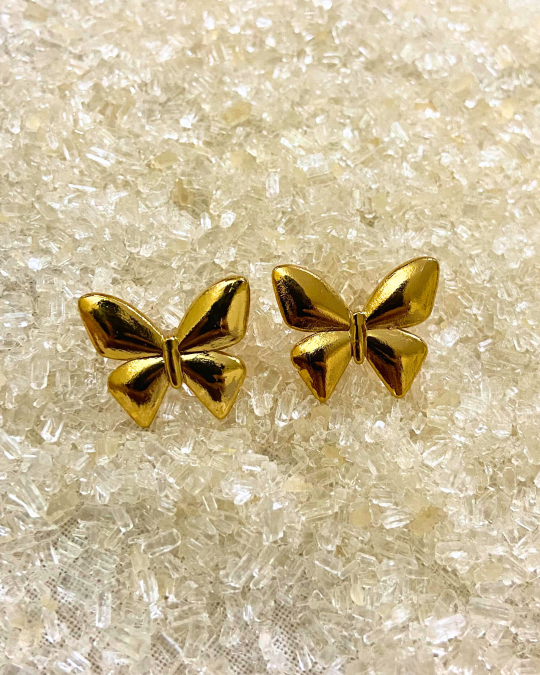 Butterfly Studs- 18K Gold Plated