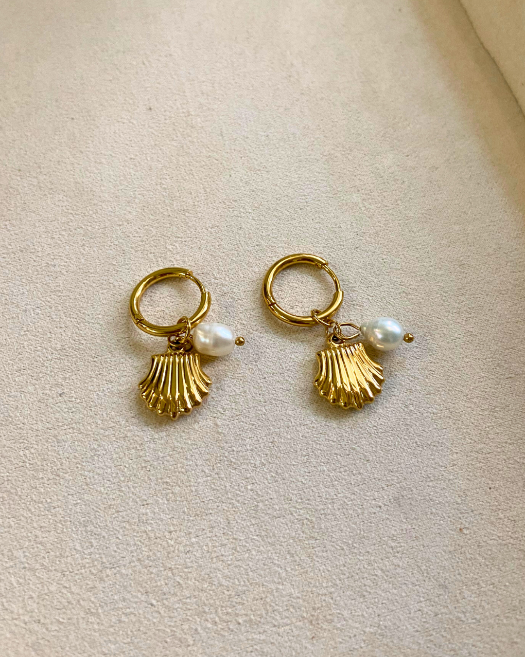 Coastal Charm Earrings- 18K Gold Plated