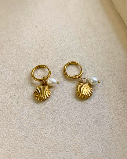 Coastal Charm Earrings- 18K Gold Plated