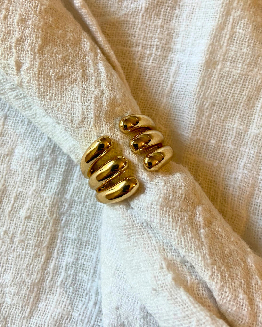 Golden Carpus Ring (Adjustable)- 18K Gold Plated
