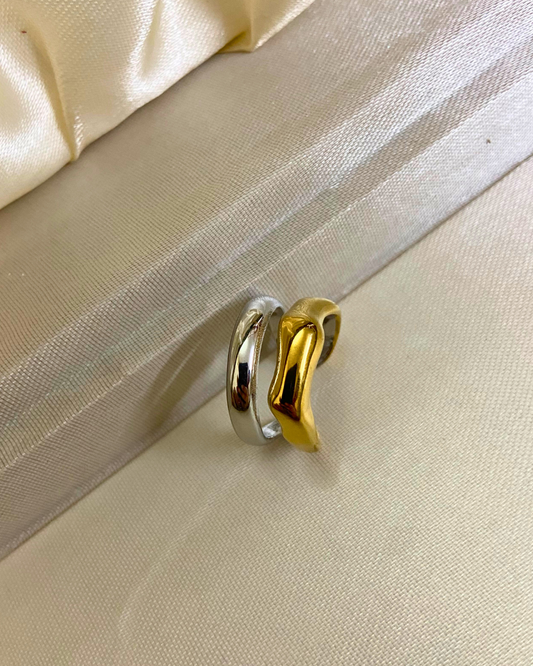 Dual Toned Band Ring