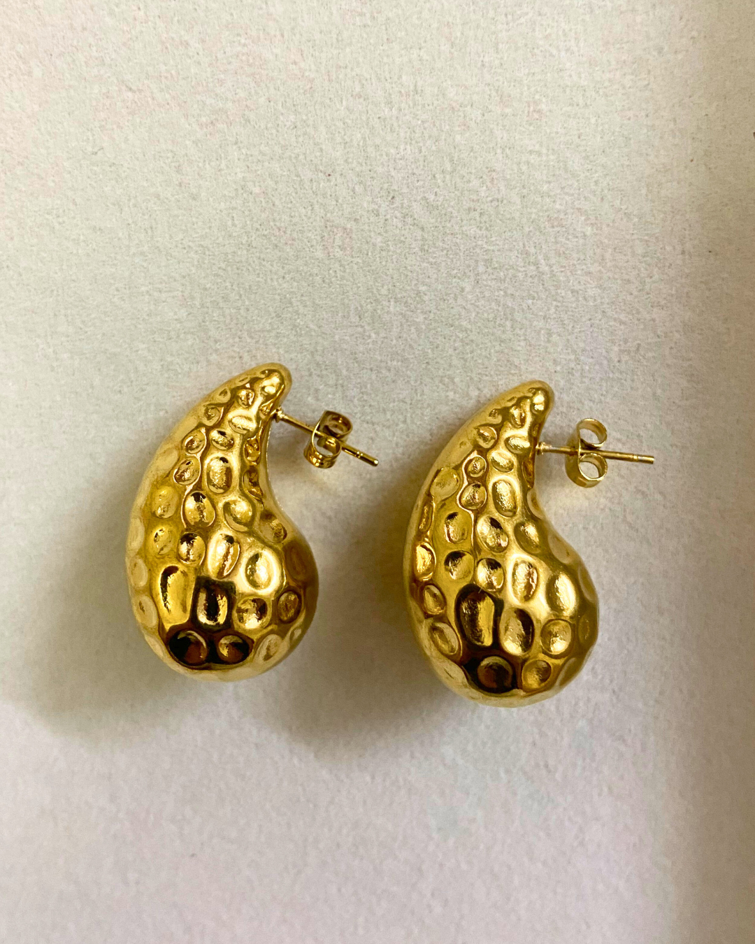 Solid Waterdrop Statement Earrings