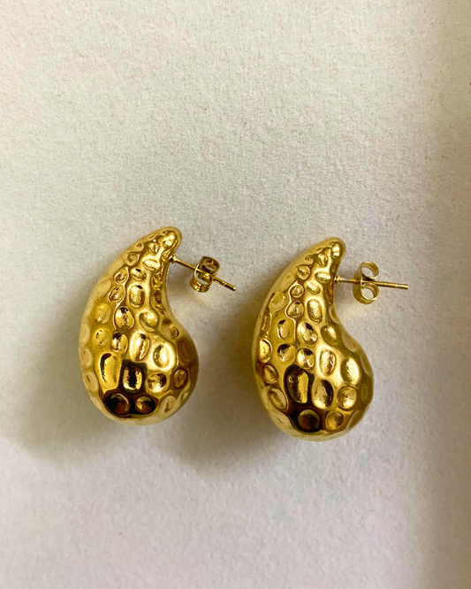 Solid Waterdrop Statement Earrings