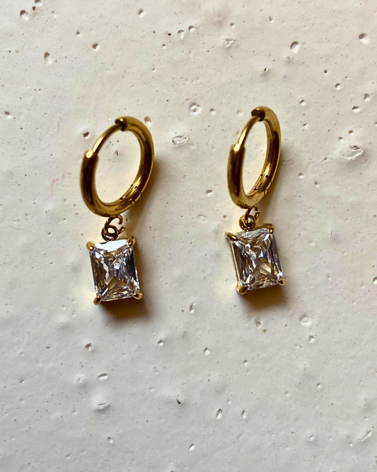 Taliah Drop Earrings 18K Gold Plated