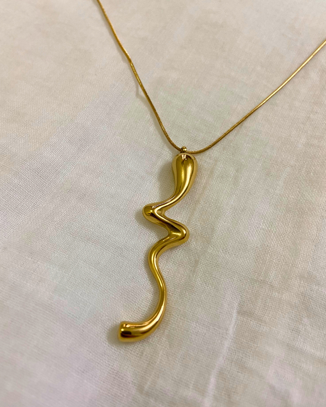 Golden Drip Necklace- 18K Gold Plated