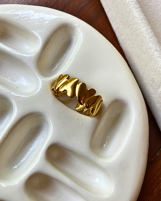 Linked Love Ring- Adjustable