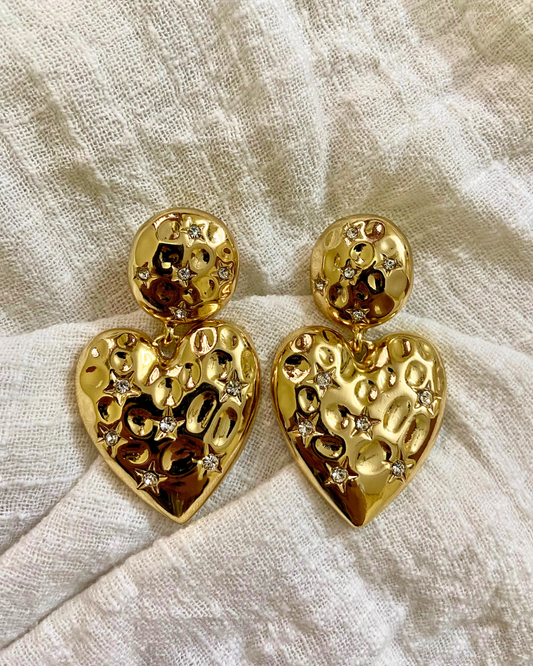 Stellar Love Earrings 18K Gold Plated