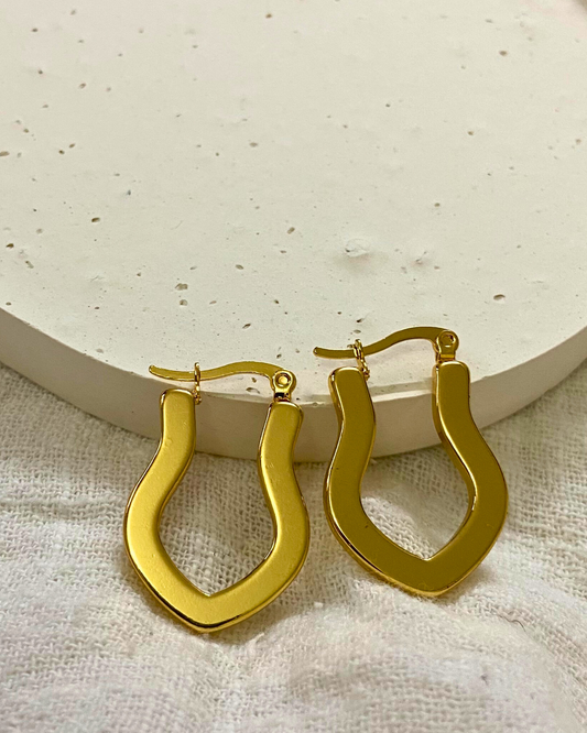 Golden Halo Hoops 18K Gold Plated