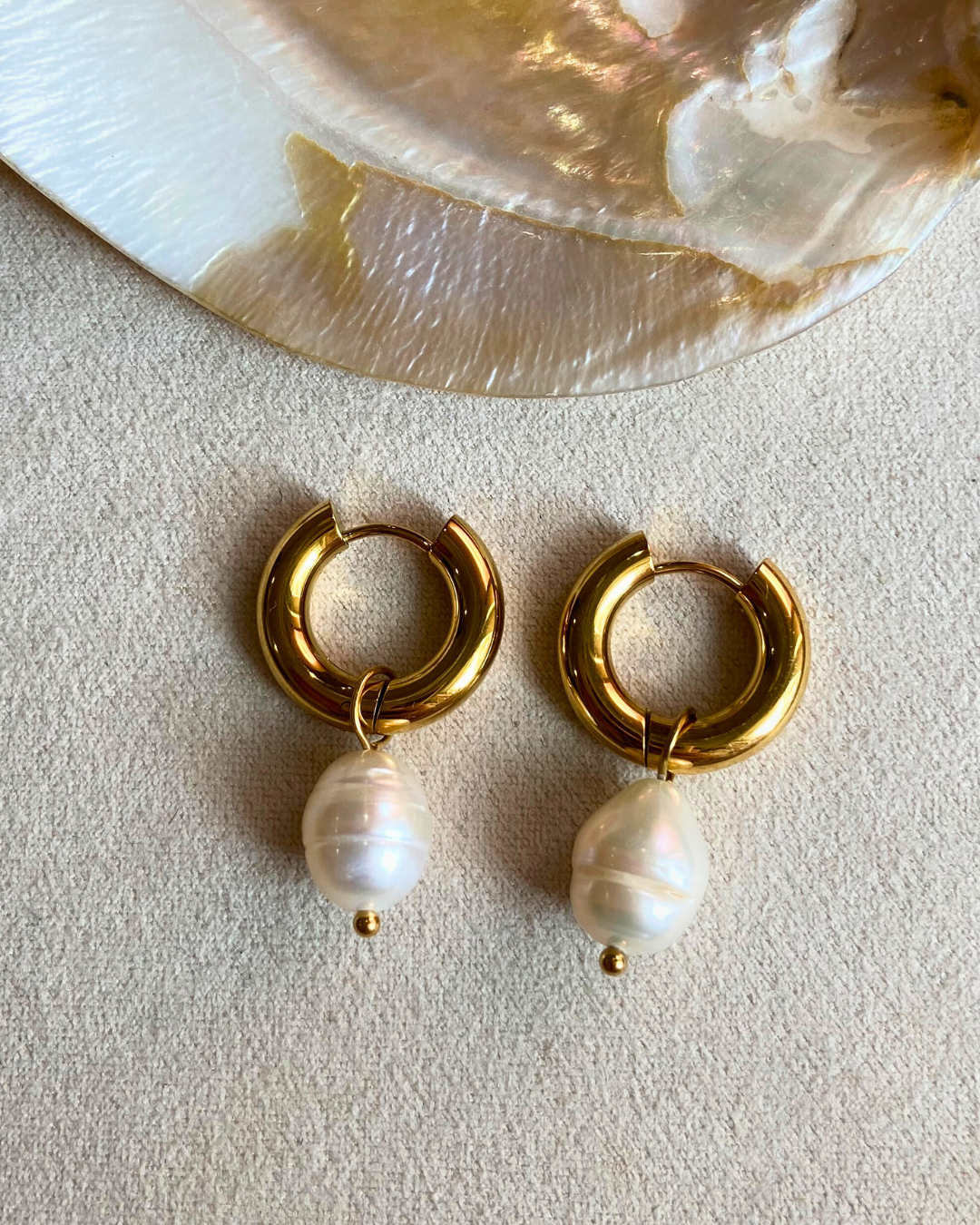 Pearlina Huggies- Freshwater Pearls