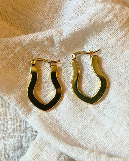 Golden Halo Hoops 18K Gold Plated