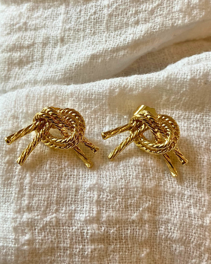 Tied Together Drops 18K Gold Plated