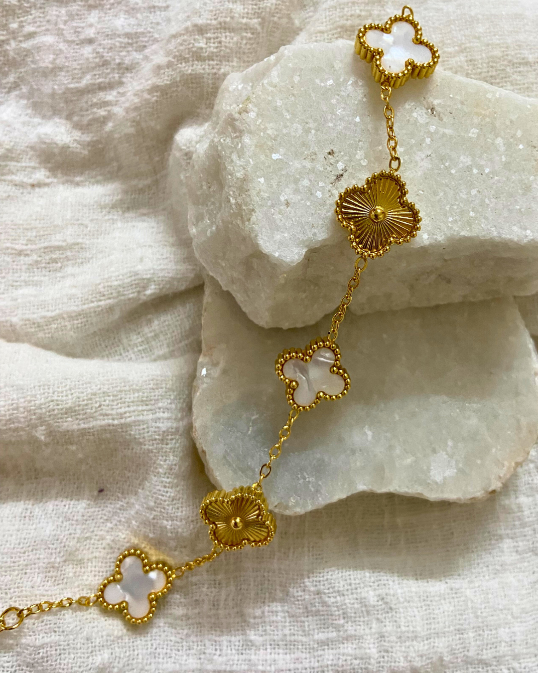 Aurelia Clover Bracelet 18K Gold Plated