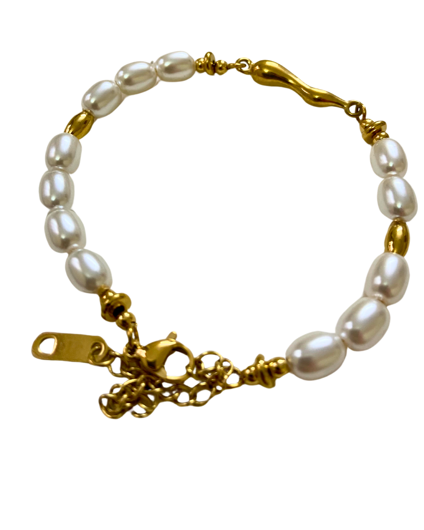 Leona Pearl Bracelet 18K Gold Plated
