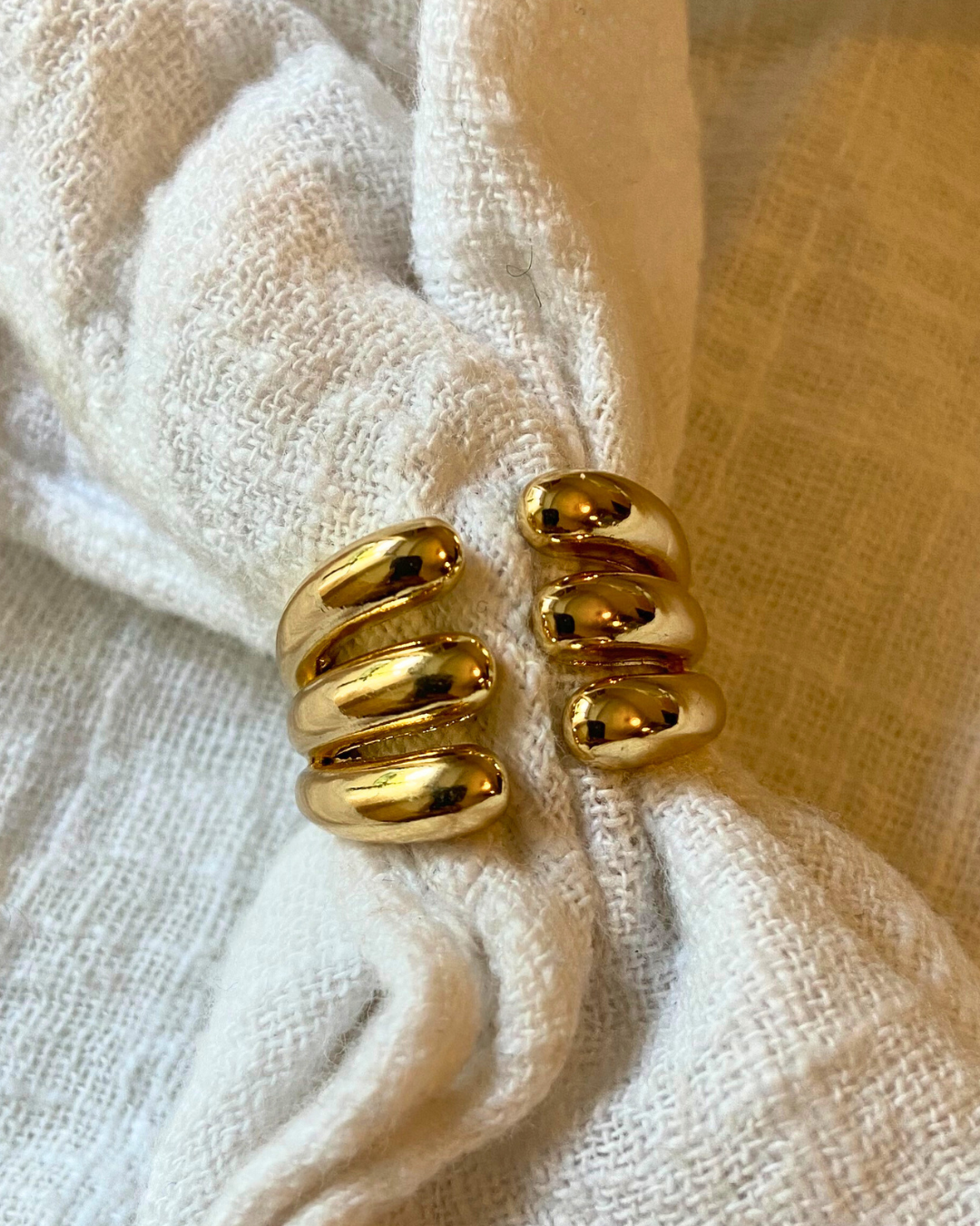 Golden Carpus Ring (Adjustable)- 18K Gold Plated