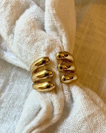 Golden Carpus Ring (Adjustable)- 18K Gold Plated