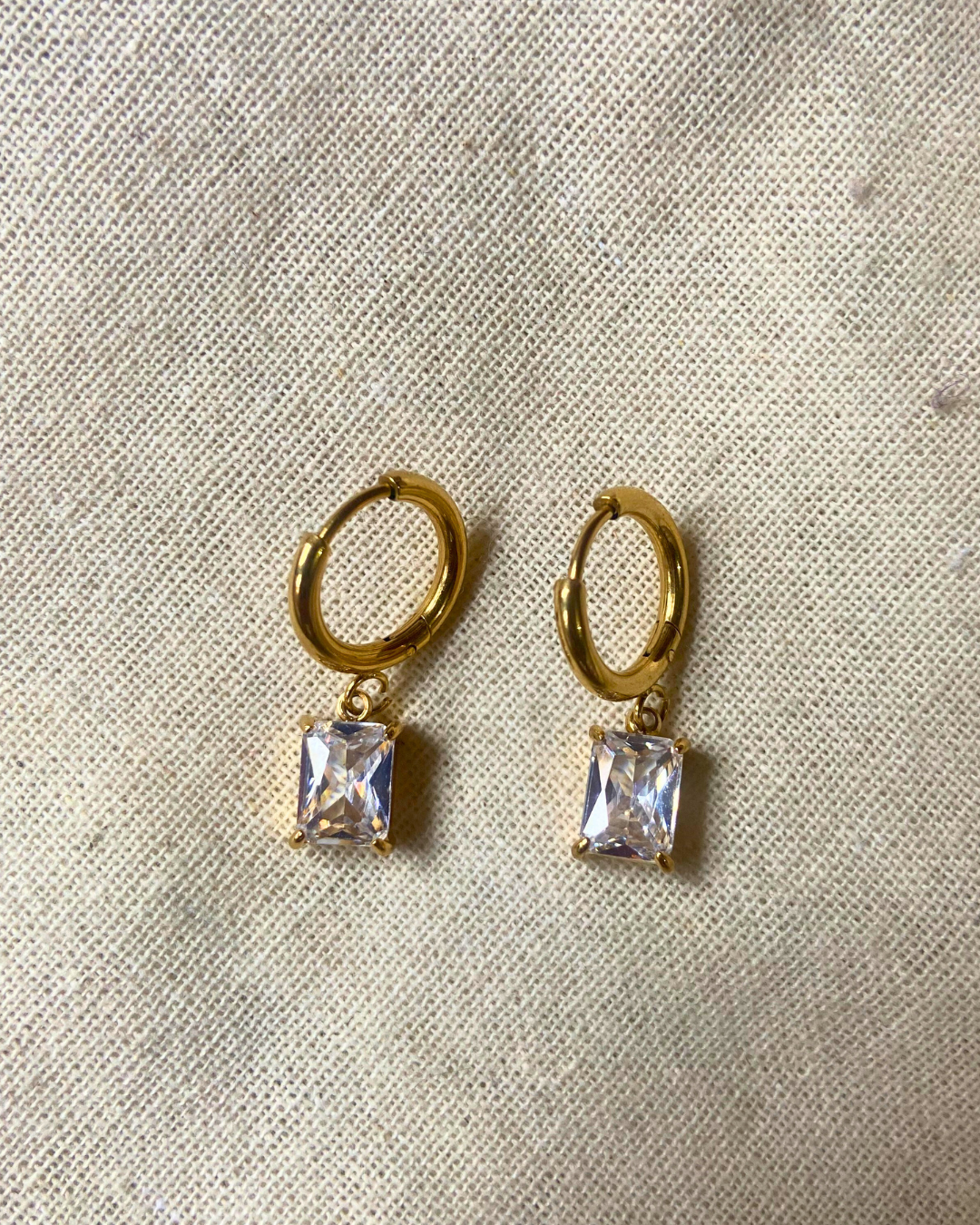Taliah Drop Earrings 18K Gold Plated