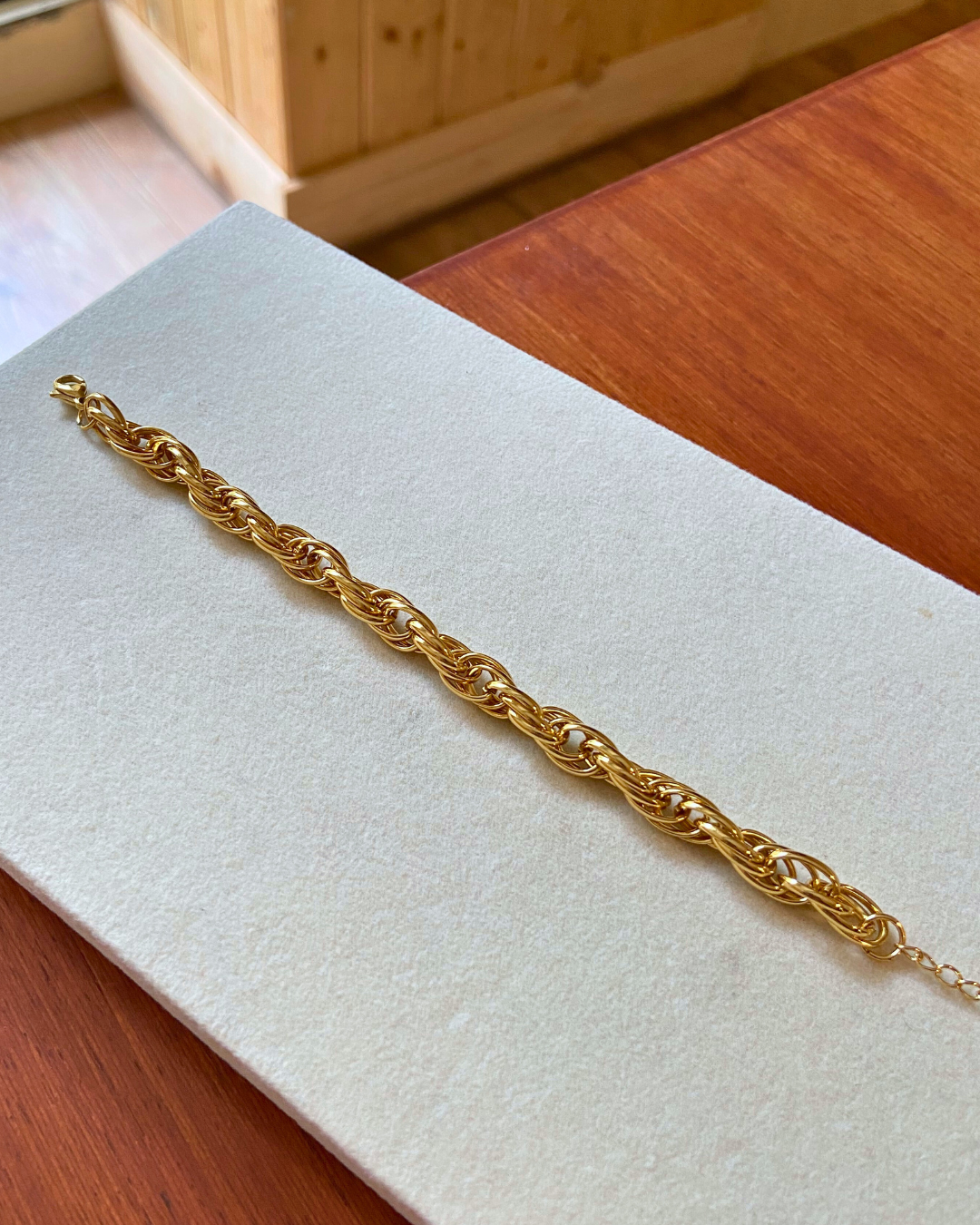 Dorell Chain Bracelet- 18K Gold Plated