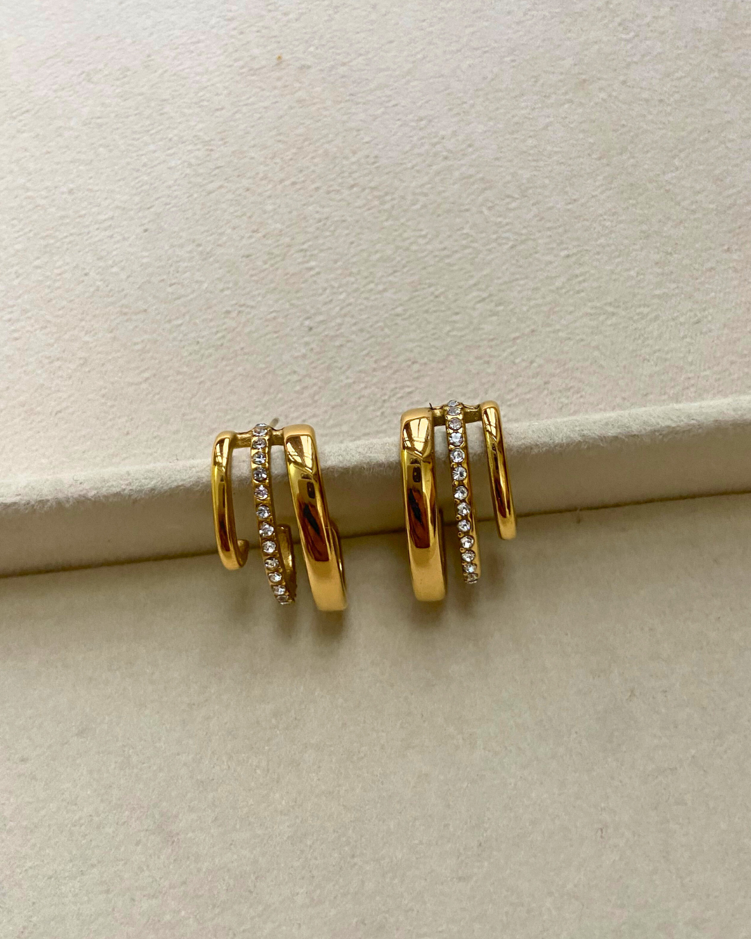 Twilight Glint Earrings- 18K Gold Plated