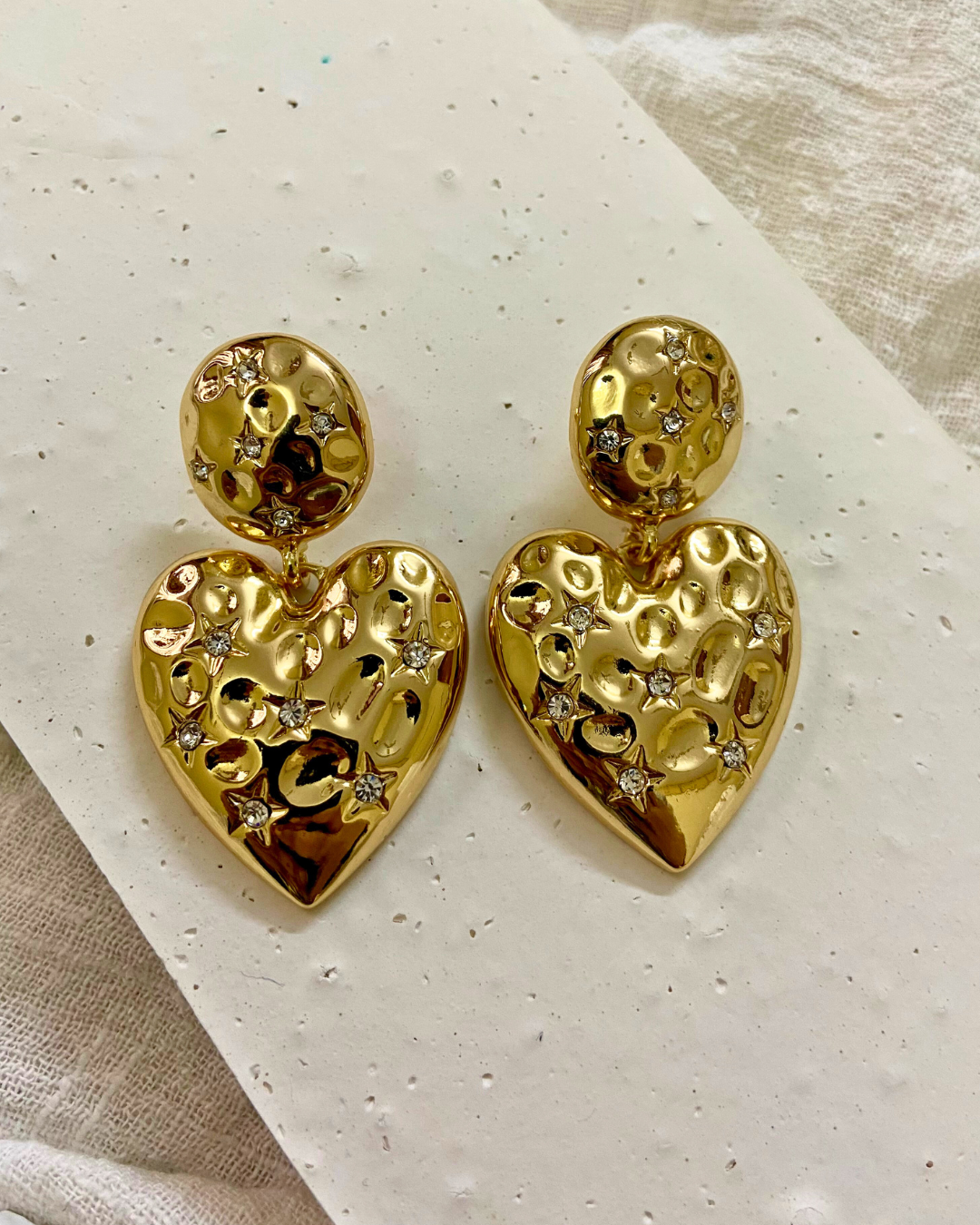 Stellar Love Earrings 18K Gold Plated