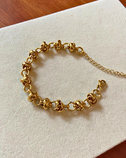 Noira Chain Bracelet- 18K Gold Plated