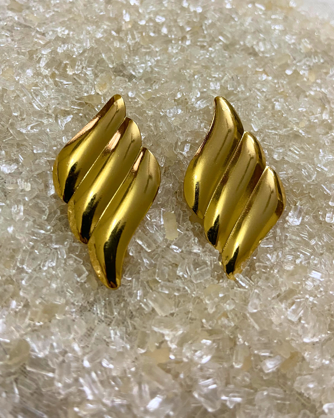 Golden Wings Earrings- 18K Gold Plated