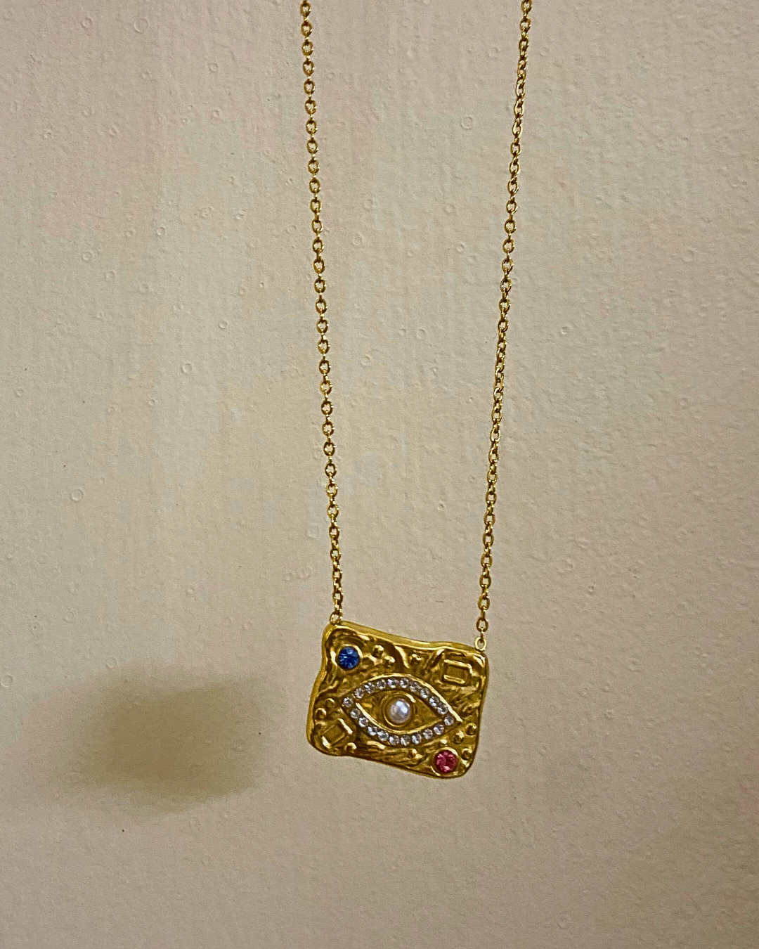 Eye of Grace Necklace- 18K Gold Plated