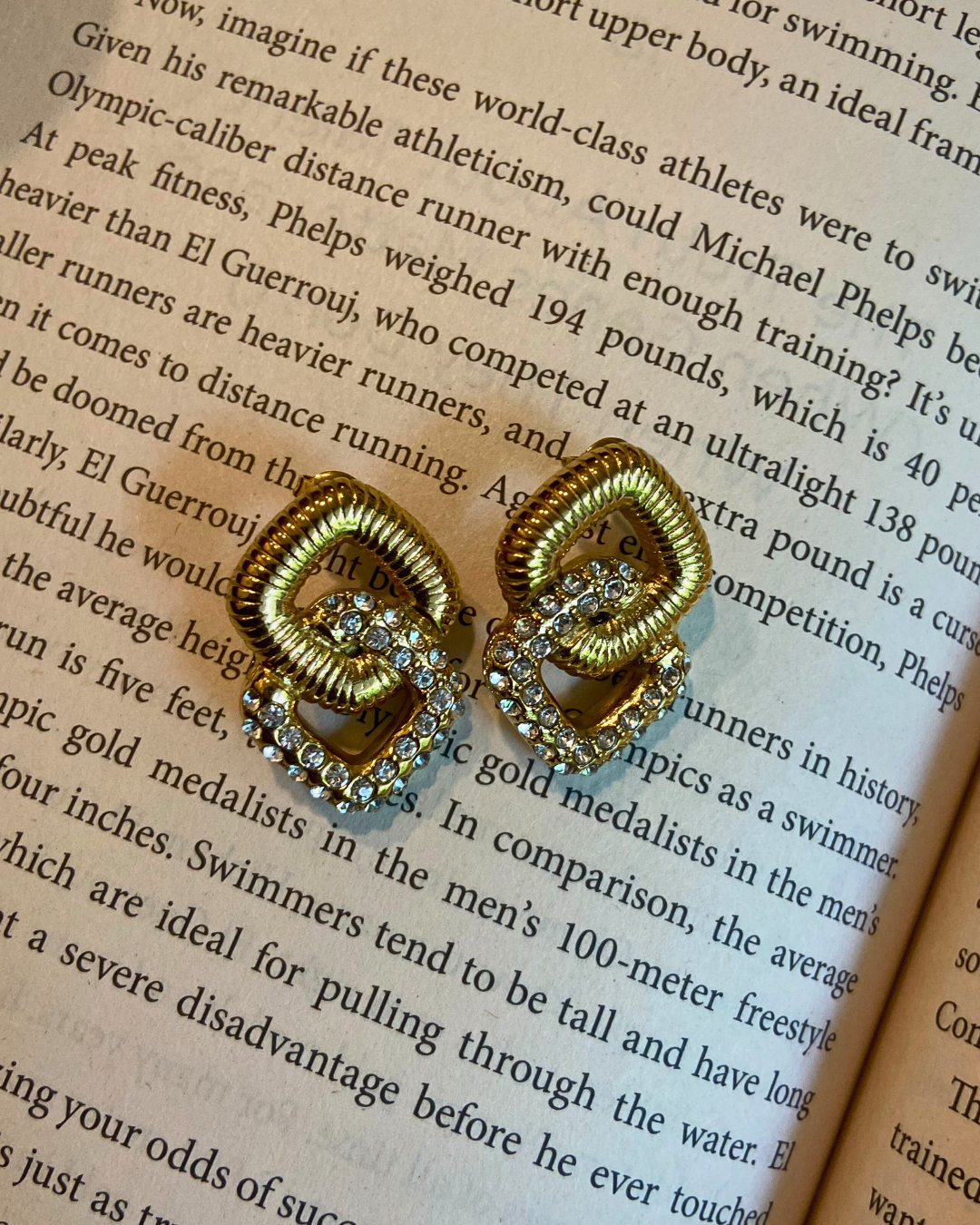 Shimmer Knot Earrings- 18K Gold Plated