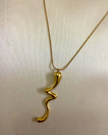 Golden Drip Necklace- 18K Gold Plated