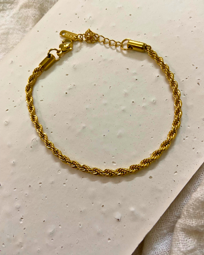 Mia Braids Bracelet 18K Gold Plated
