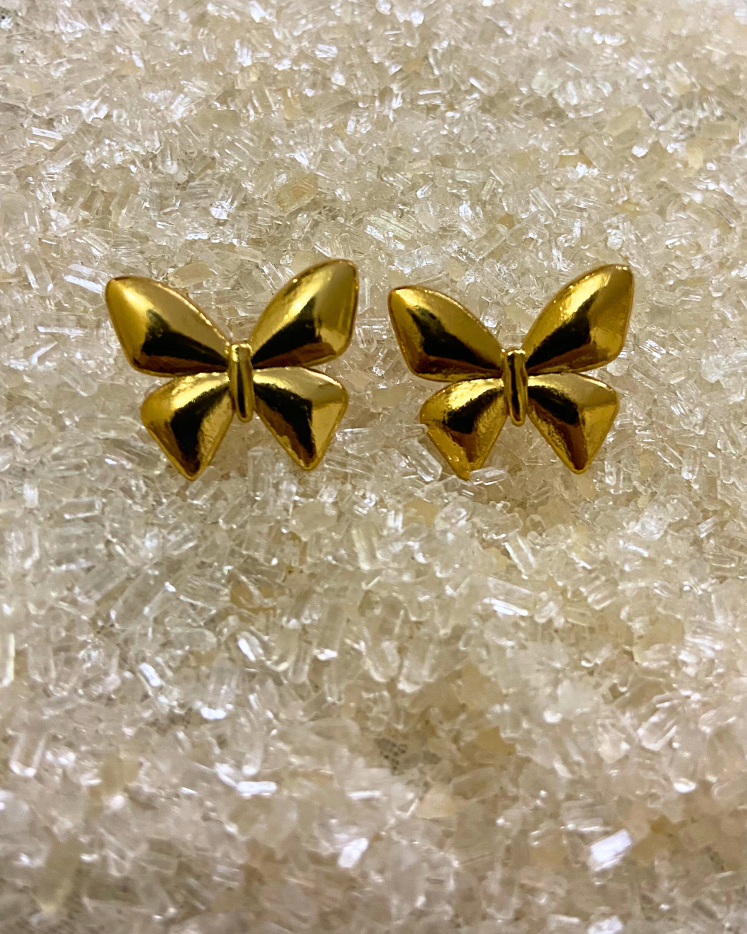 Butterfly Studs- 18K Gold Plated