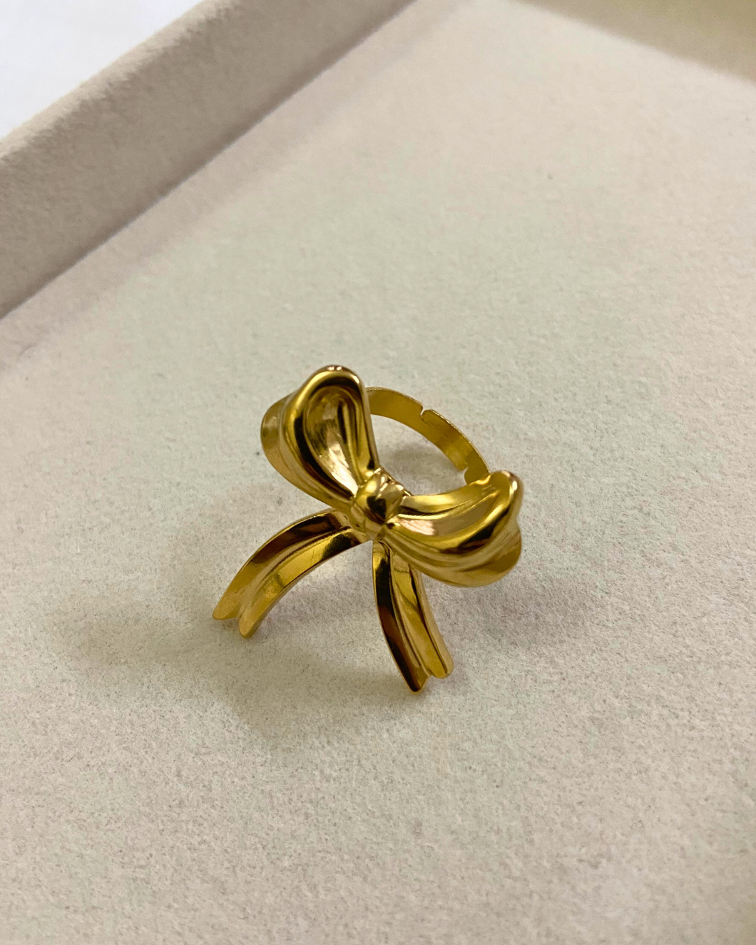 Bowmance Ring (Adjustable)- 18K Gold Plated