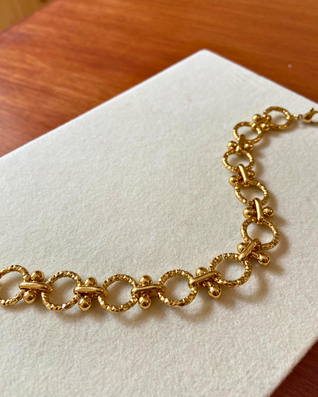 Kova Chain Bracelet- 18K Gold Plated