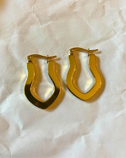 Golden Halo Hoops 18K Gold Plated