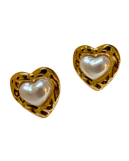 Vintage Romance Studs 18K Gold Plated