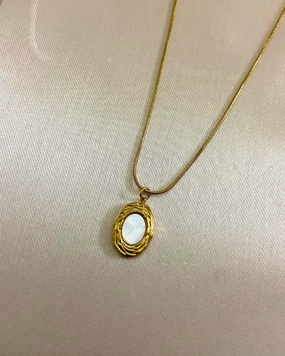 Vintage Moon Necklace- 18K Gold Plated